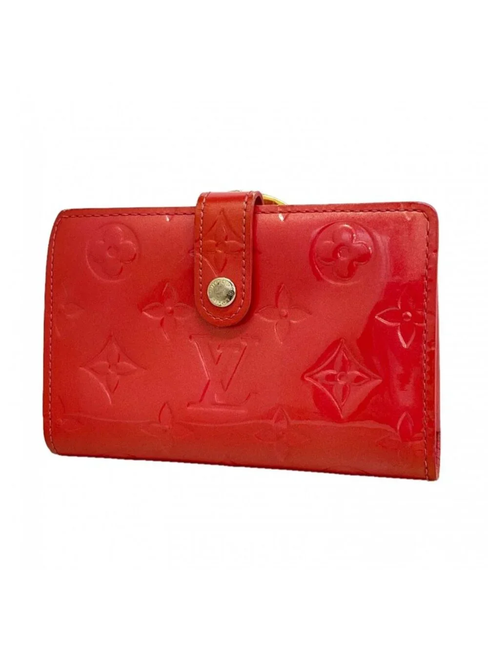 Louis Vuitton Wallet Vernis Porte-Monnaie Viennois Fran Fleece